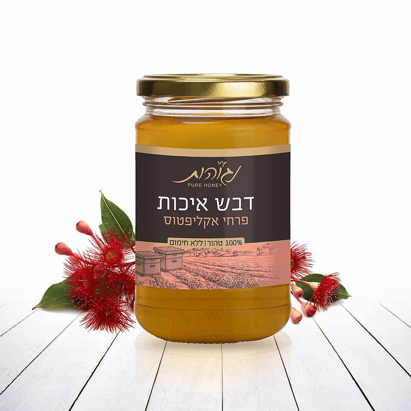 דבש טהור מפרחי אקליפטוס - נגוהות - פריקפוא