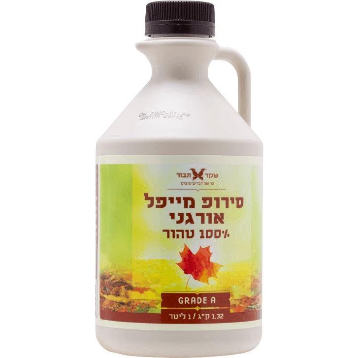 סירופ מייפל 100% אורגני 1 ליטר - שקד תבור - פריקפוא